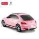 Rastar Volkswagen Beetle R/C 1:14 radijo bangomis valdomas automobilis, rožinis