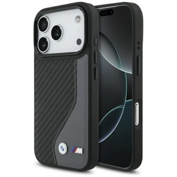 BMW M Carbon Logo MagSafe dėklas, skirtas iPhone 17 Pro, pilkas (Graphite)