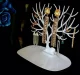 Tree-shaped jewelry stand white