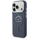 Karl Lagerfeld Embossed Open Ring RSG MagSafe dėklas iPhone 18 Pro Max / 17 Pro Max, mėlynas