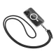 Telefono dirželis per petį Tech-Protect C1S Rope Crossbody, juodas