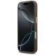 Guess 4G PU Classic Logo MagSafe dėklas iPhone 17 Pro, rudas