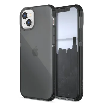 Dėklas iPhone 14 Plus Raptic Clear MagSafe, smūgiams atsparus, pilkas