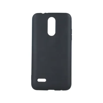 Sony Xperia 10 III / 10 III Lite matinis silikoninis dėklas, juodas