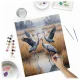 Massido Paint by Numbers Cranes, 40x50 cm