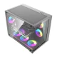 Kompiuterio korpusas DarkFlash B275 PRO su 6 ventiliatoriais, Black