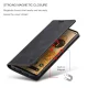 Google Pixel 6 Pro AUTSPACE Magnetic Book Case Cover, Black