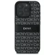 DKNY Texture Pattern Tonal Stripe dėklas, skirtas iPhone 16 Pro, juodas