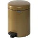 Brabantia NewIcon šiukšliadėžė su pedalu 5 l, Warm Gold