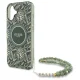 Apsauginis dėklas Guess IML Flowers Allover Electro, skirtas iPhone 16, žalias