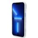 Guess Metal Outline MagSafe dėklas iPhone 14 Plus / 15 Plus, mėlynas