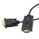 Orico XD-DITV DVI į VGA Full HD adapterio laidas 5m, juodas