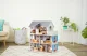 Medinis lėlių namelis ECOTOYS Emma su 10 baldų