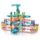 Multistore Magnetic Blocks with LED Marble Run, 166 Pieces