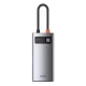 Baseus Metal Gleam Series 4in1 USB-C Šakotuvas (USB 3.0, USB 2.0, HDMI, PD) Pilkas