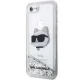 Karl Lagerfeld iPhone 7 / 8 / SE (2020/2022) dėklas, sidabrinis