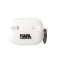 Karl Lagerfeld 3D Silicone NFT Karl dėklas AirPods Pro 2, baltas