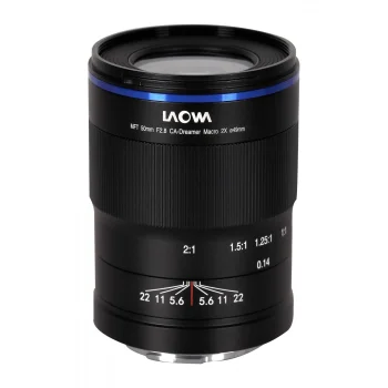 Laowa 50mm f/2.8 2X Ultra Macro objektyvas Micro 4/3, juodas