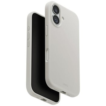 Uniq Lino Magclick dėklas, skirtas iPhone 17, šviesiai pilkas