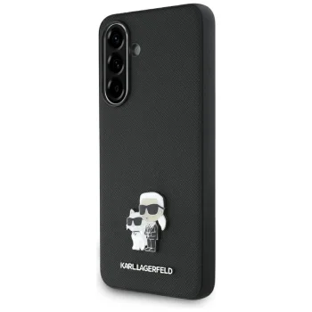 "Karl Lagerfeld Saffiano" dėklas, skirtas Samsung Galaxy A56, juodas