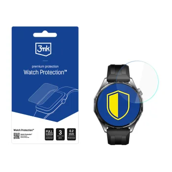 Hibridinis apsauginis stiklas 3mk Watch Protection FlexibleGlass, skirtas Huawei Watch GT 6 46 mm