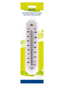 Mini Wall Thermometer, White