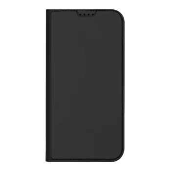 Atverčiamasis dėklas Dux Ducis Skin Pro skirtas iPhone 16 Plus su kortelių skyreliu, juodas