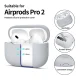 Tech-Protect silikoninis dėklas Apple AirPods Pro 1 / 2, pilkas