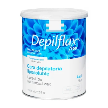 Depiliacijos vaškas skardinėje Depilflax 100 Azulene, 800 ml