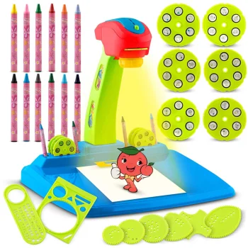 Ricokids 772001 vaikiškas piešimo projektorius, mėlynas