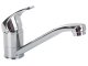Kitchen Sink Faucet with Long Spout, Chrome