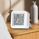 LTC Smart Wi-Fi Temperature and Humidity Sensor with Display for Tuya App, White, Silver