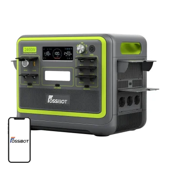 FOSSIBOT F2400 2400W nešiojama elektrinė, žalia