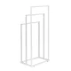 Modernhome Freestanding Towel Stand, 3 Tiers, White