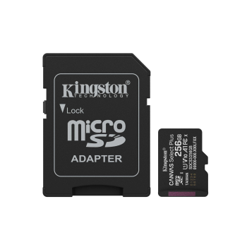 Atminties kortelė Kingston Canvas Select Plus microSDXC 256GB, juoda