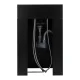 Barber Backwash Unit Gabbiano 5023, Black