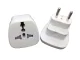 Universalus kelioninis maitinimo adapteris, UK į EU (2-pin), Baltas