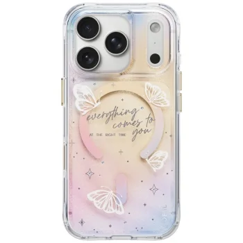 Telefono dėklas Uniq Coehl Ellie skirtas iPhone 18 Pro / 17 Pro su magnetiniu įkrovimu, įvairiaspalvis