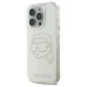 Karl Lagerfeld dėklas iPhone 16 Pro Max telefonui IML Rhinestones Karl Head
