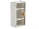 3-Tier Bathroom Wall Cabinet with Door and Tissue Box Holder