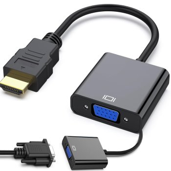 HDMI to VGA Adapter, Black