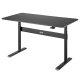 Ergonomiškas stalas Ergo Office ER-453, juodas, 140x68cm