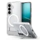 Spigen Ultra Hybrid S Mag MagSafe Case for Samsung Galaxy S26+ - Clear / White