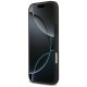 Guess 4G Double Card Triangle dėklas iPhone 17 Pro Max telefonui, juodas