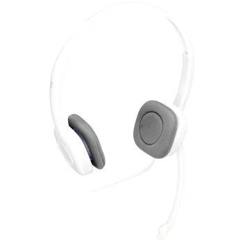 Logitech H150 kompiuterinės ausinės su mikrofonu, Cloud White