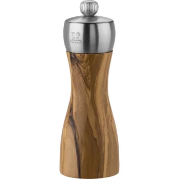 Peugeot Fidji druskos malūnėlis 15 cm, alyvmedis ir nerūdijantysis plienas