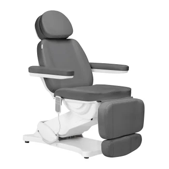 Elektrinis kosmetologinis krėslas Sillon Classic, 3 varikliai, pilkas