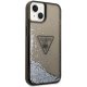 Guess Liquid Glitter Palm Case for iPhone 14 6.1\" Black