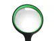 Classic Magnifying Glass with 65mm 3X Lens for Reading, Hobbies, Black & Green
