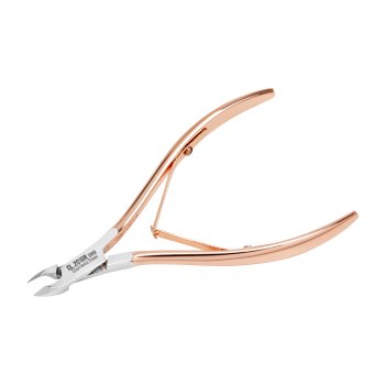 Nghia Export CL.201GR 12 Cuticle Nippers (5 mm), Rose Gold